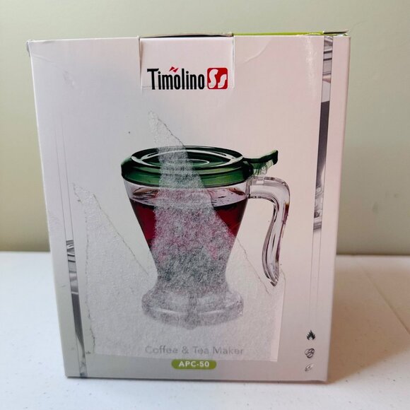 Timolino Ingeni Coffee & Tea Maker With Lid 16 Fl Oz Green - Picture 9 of 11
